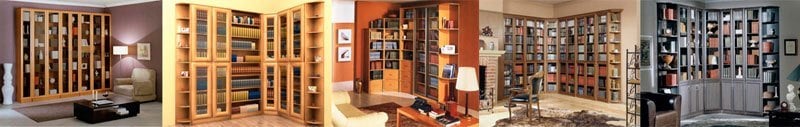 Примеры книжных стеллажей Книжные стеллажи недорого